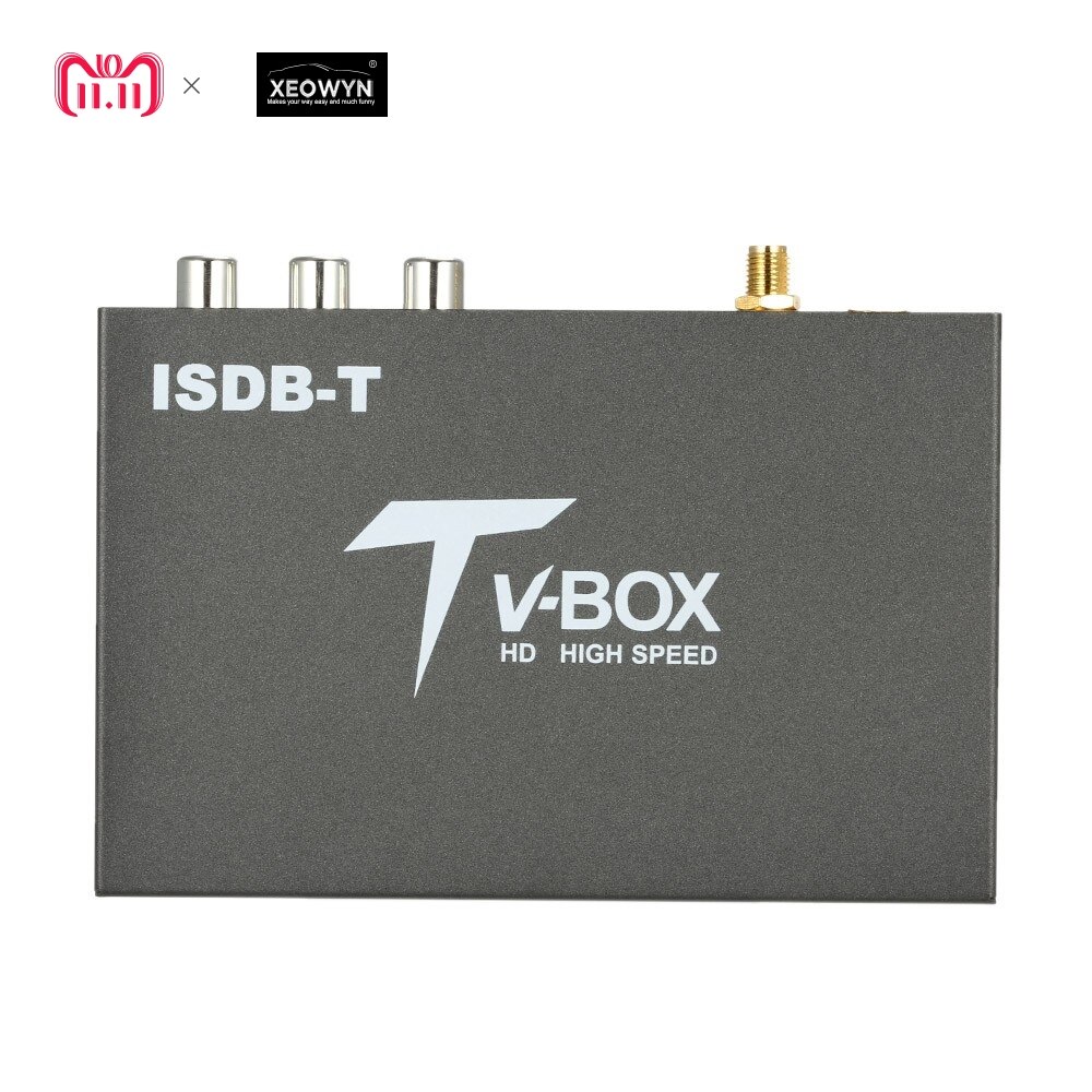 Decodificador digital terrestre ISDB-T sintonizador de TV decodificador  totalmente HD 1080P H.264 USB para Brasil Chile Perú 