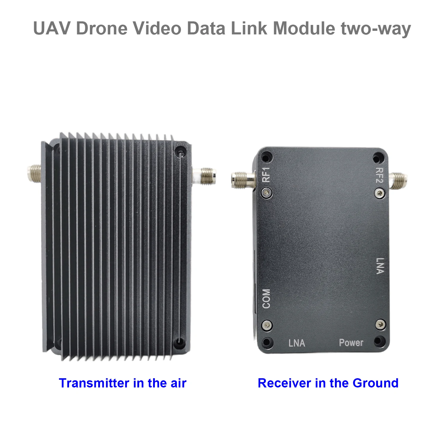 UAV drone video data link module wireless video transmitter and receiver for camera long-range TDD transceiver two-way